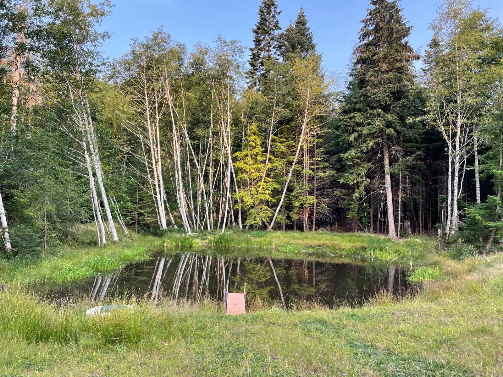 Water system construction on Vancouver Island